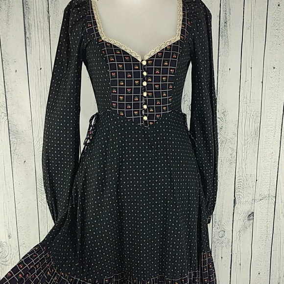 black gunne sax dress